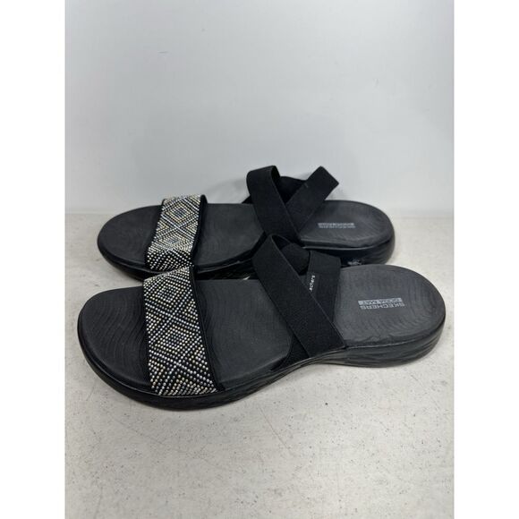 Skechers On The Go Glitzy Sandals Women’s Size 11 - Picture 4 of 8